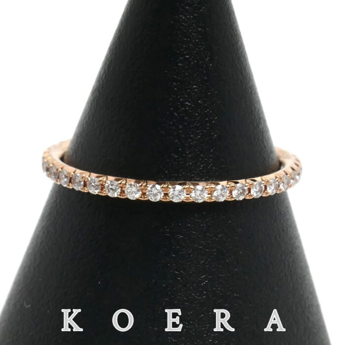 TIFFANY&Co. Tiffany & Co. 18KPG Pink Gold Metro Full Circle Ring with Diamonds, 0.9g, Women's: --- Catalog ---Category: SizeUS Size: 3.5Brand Size: 46.5Category: DesignType: Band ringStone: DiamondGender: WomenMaterial: Pink gold (18K)Category: GeneralBrand: TiffanyCountry of Origin: USA--- Ite
