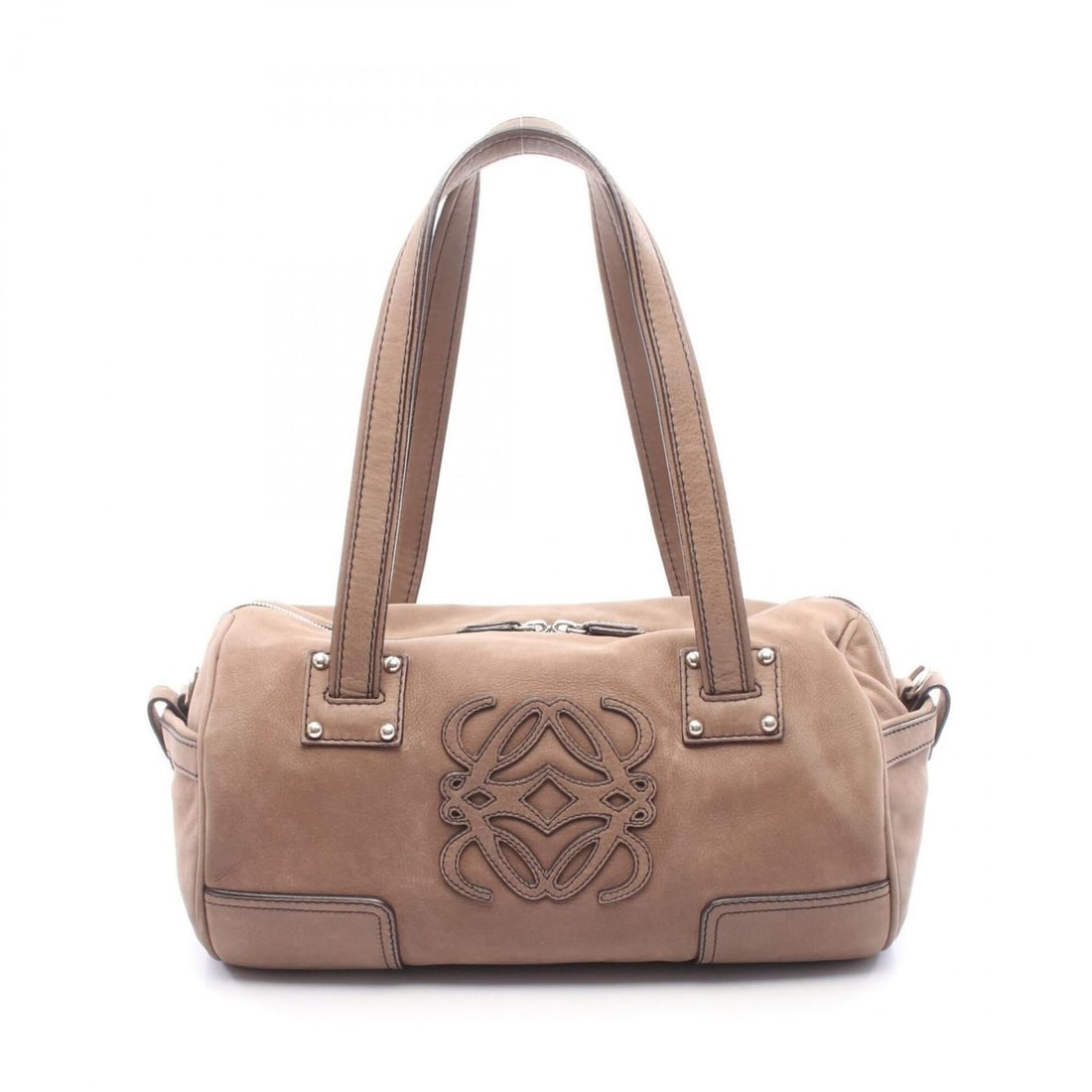Loewe Anagram Handbag, Leather, Women's, Brown