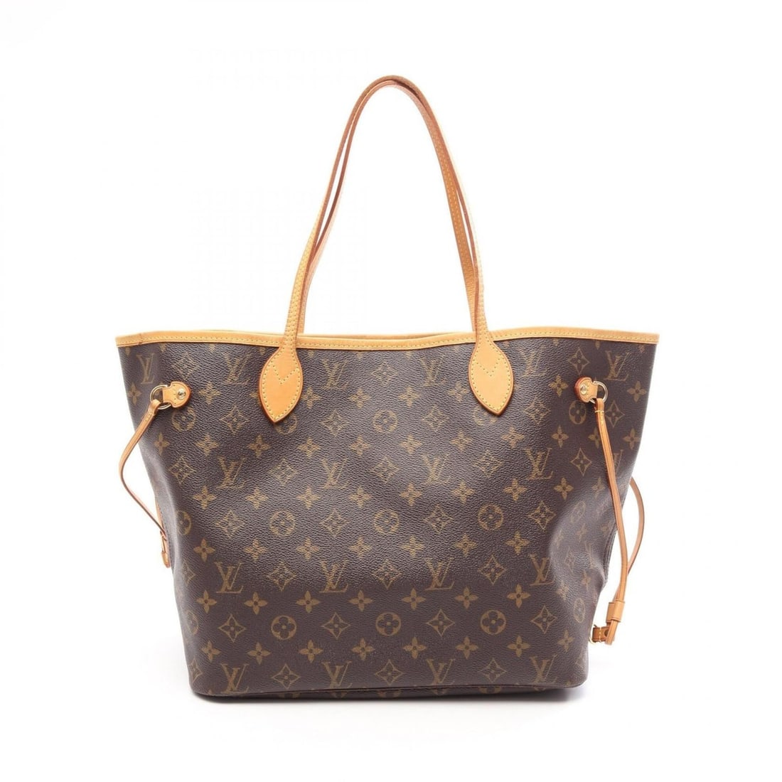 Louis Vuitton Neverfull MM Tote Bag/Handbag, Coated Canvas and Leather, Monogram Pattern, Women's, (1 of 17)