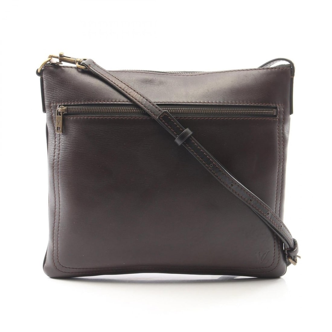 Louis Vuitton Sac Plat Utah Cafe Shoulder Bag/Handbag, Leather, Men's, Brown, M92073