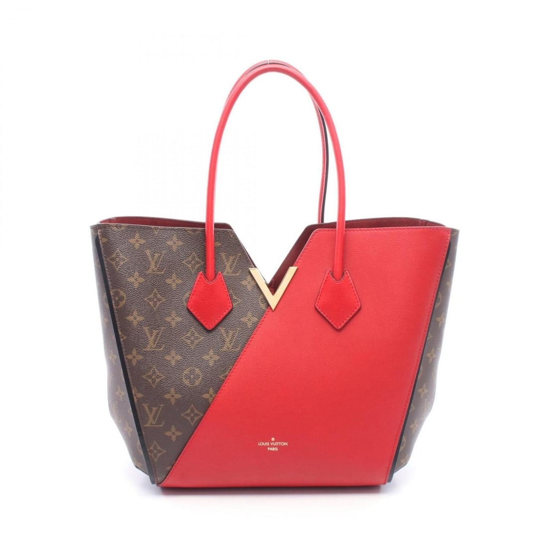 Louis Vuitton Kimono MM Tote Bag/Handbag, Coated Canvas and Leather, Monogram Pattern, Women's,: --- Catalog ---Category: SizeSize (HxWxD): 28cm x 26cm x 14.5cm / 11.02'' x 10.23'' x 5.7''Category: DesignType: Handbag, Tote bagColor: Brown, Cerise, Red colorGender: WomenMaterial: Coated canvas , 