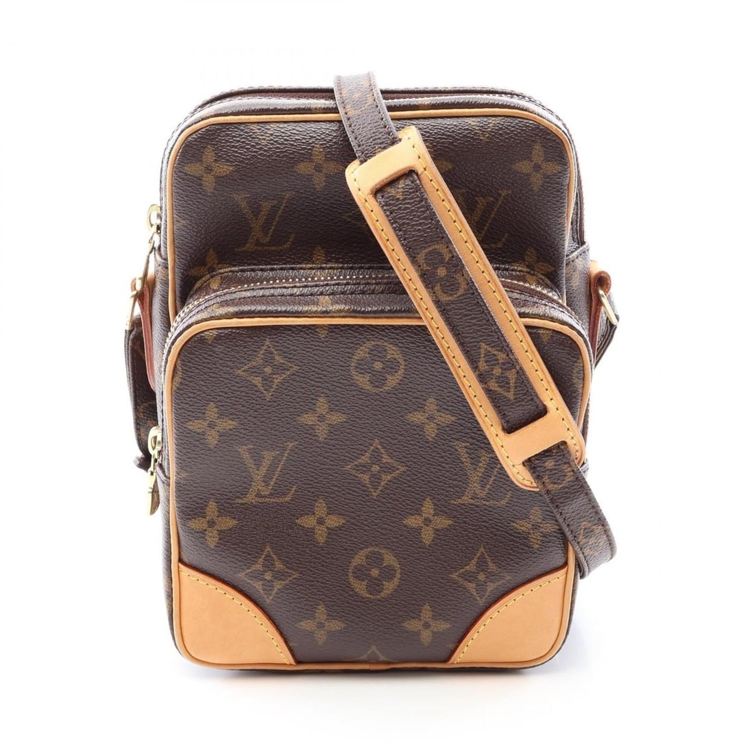 Louis Vuitton Amazon Shoulder Bag/Handbag, Coated Canvas and Leather, Monogram Pattern, Women's,