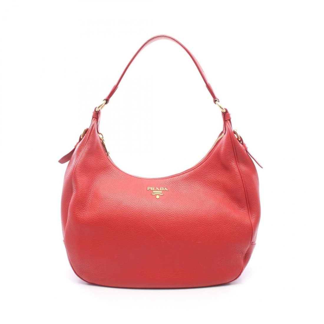 Prada VIT.DAINO Shoulder Bag/Handbag, Leather, Women's, Red, B4311M (1 of 10)