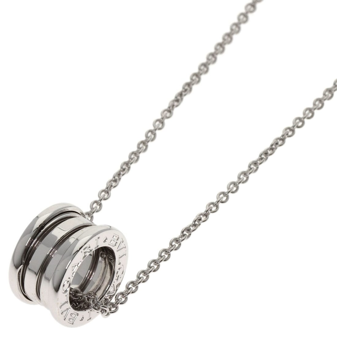 BVLGARI B-zero1 Necklace, 18K White Gold, Women's