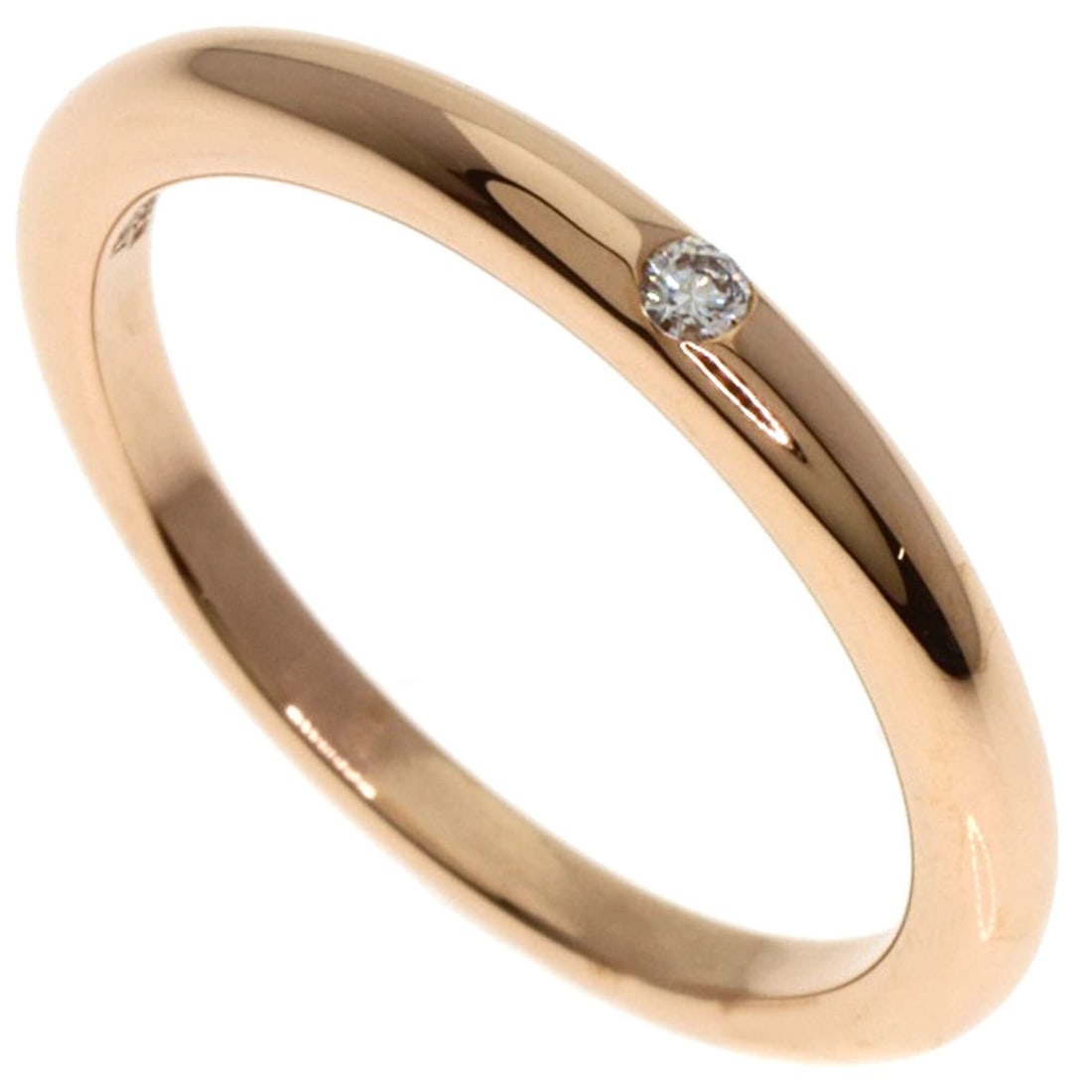 BVLGARI Fedi 1P Diamond Ring, 18K Pink Gold, Women's.