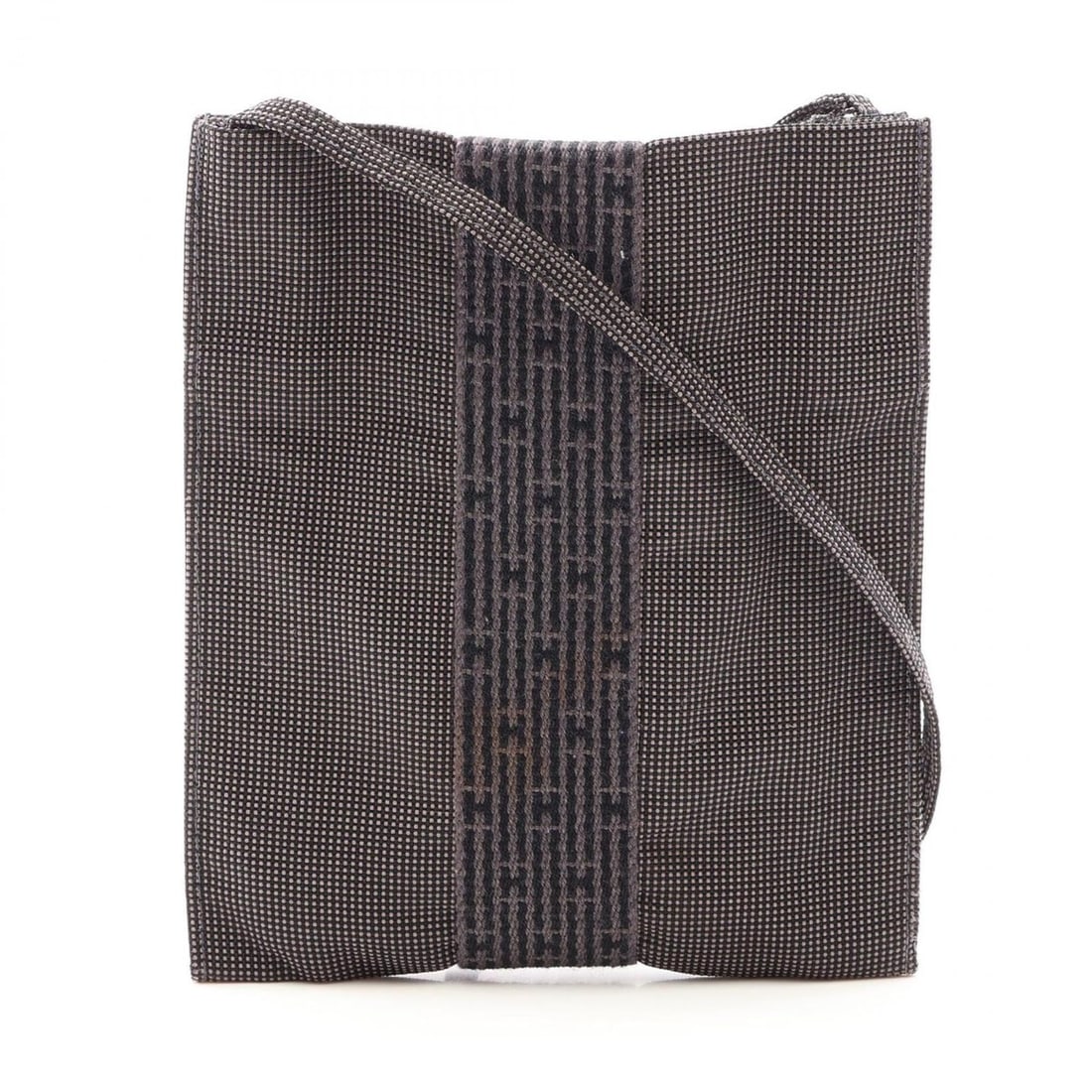 Hermes Herline Pochette Shoulder Bag Handbag Nylon Canvas Women's Gray: --- Catalog ---Category: SizeSize (HxWxD): 20cm x 17cm x 1cm / 7.87'' x 6.69'' x 0.39''Category: DesignType: Handbag, Shoulder bagColor: GrayGender: WomenMaterial: Nylon canvas Category: GeneralBrand: