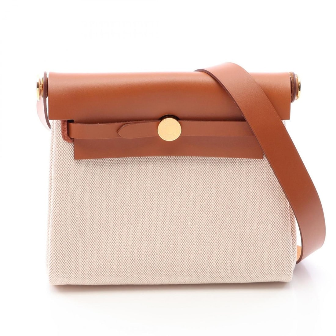 Hermes Herbag Zip Mini Ecru Fauve Shoulder Bag Handbag Toile H Vache Hunter Women's Ivory Brown: --- Catalog ---Category: SizeSize (HxWxD): 16cm x 20cm x 7cm / 6.29'' x 7.87'' x 2.75''Category: DesignType: Handbag, Shoulder bagColor: Brown, Ecru, IvoryGender: WomenMaterial: Toile H Category: Gene