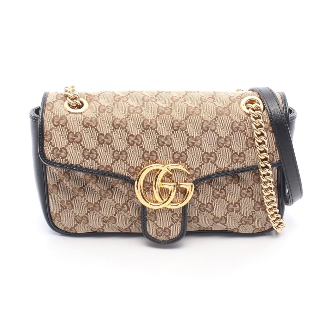 Gucci GG Marmont Quilted Small Shoulder Bag/Handbag, Canvas and Leather, Women's, Beige, Brown,: --- Catalog ---Category: SizeSize (HxWxD): 16cm x 25cm x 7cm / 6.29'' x 9.84'' x 2.75''Category: DesignType: Handbag, Shoulder bagColor: Beige, Black, BrownGender: WomenMaterial: Canvas , Leather Cate