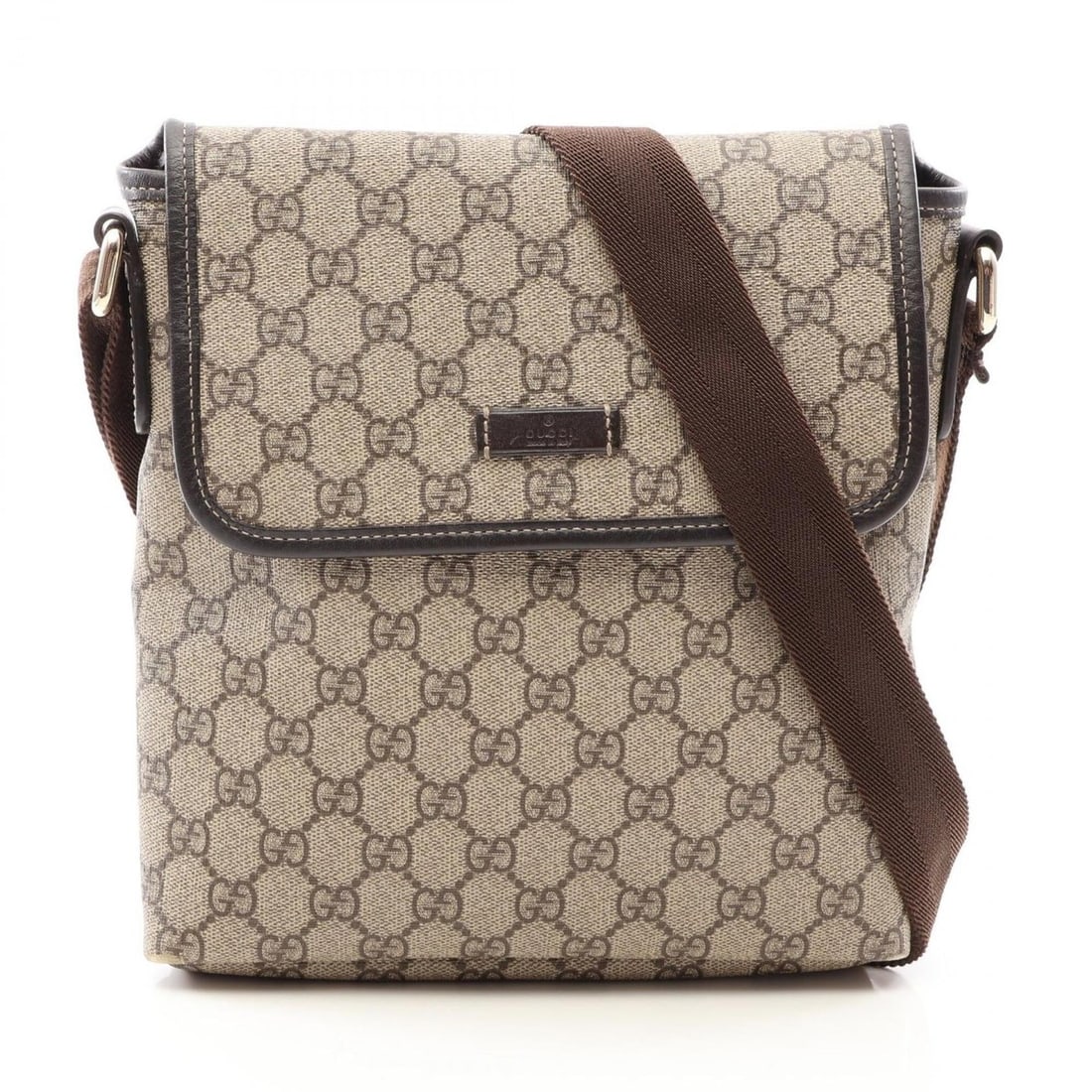 Gucci GG Supreme Shoulder Bag/Handbag, Coated Canvas and Leather, Women's, Beige/Brown, Item Number (1 of 20)