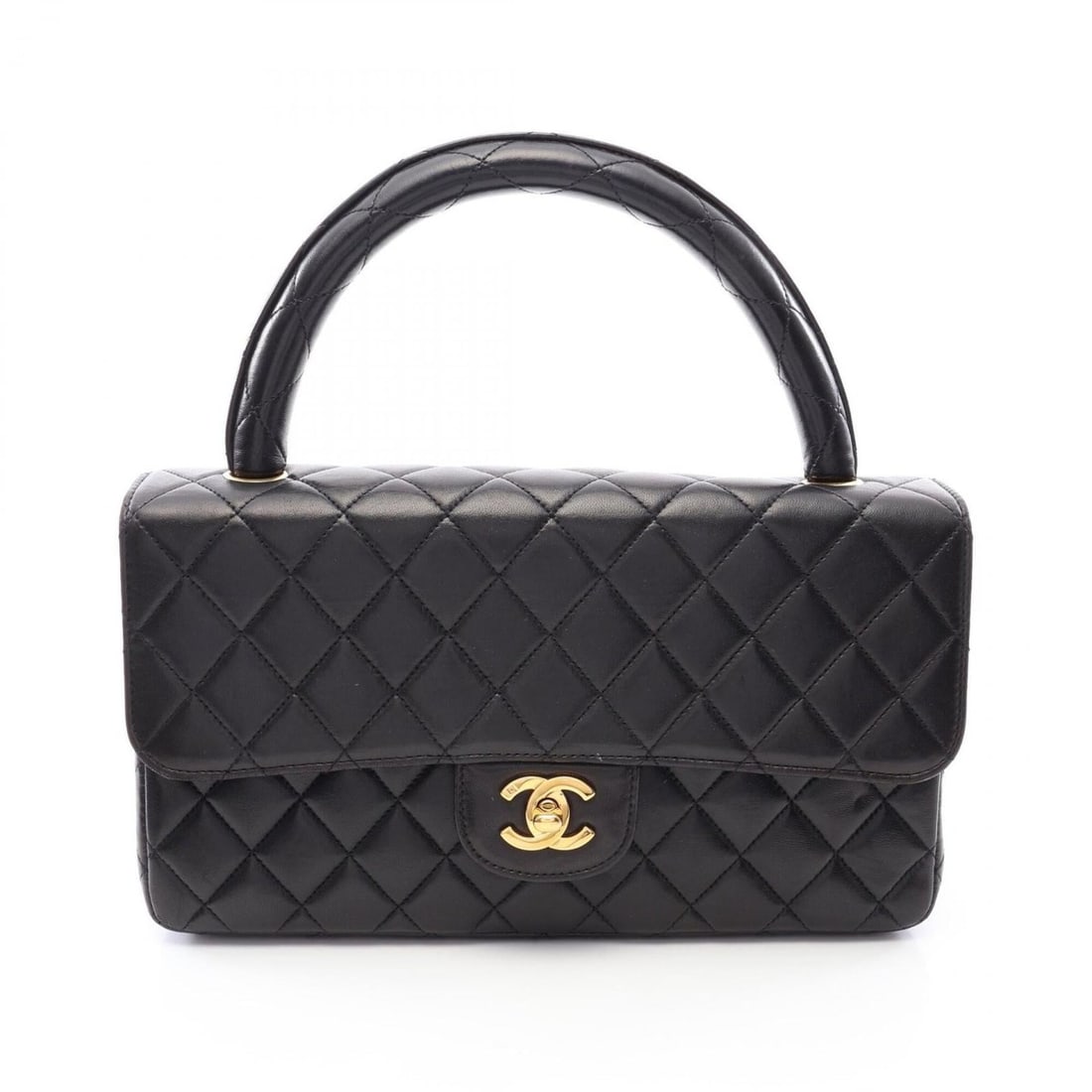 Chanel Matelassé Mother-Daughter Bag Set, Handbag, Lambskin Leather, Women's, Black