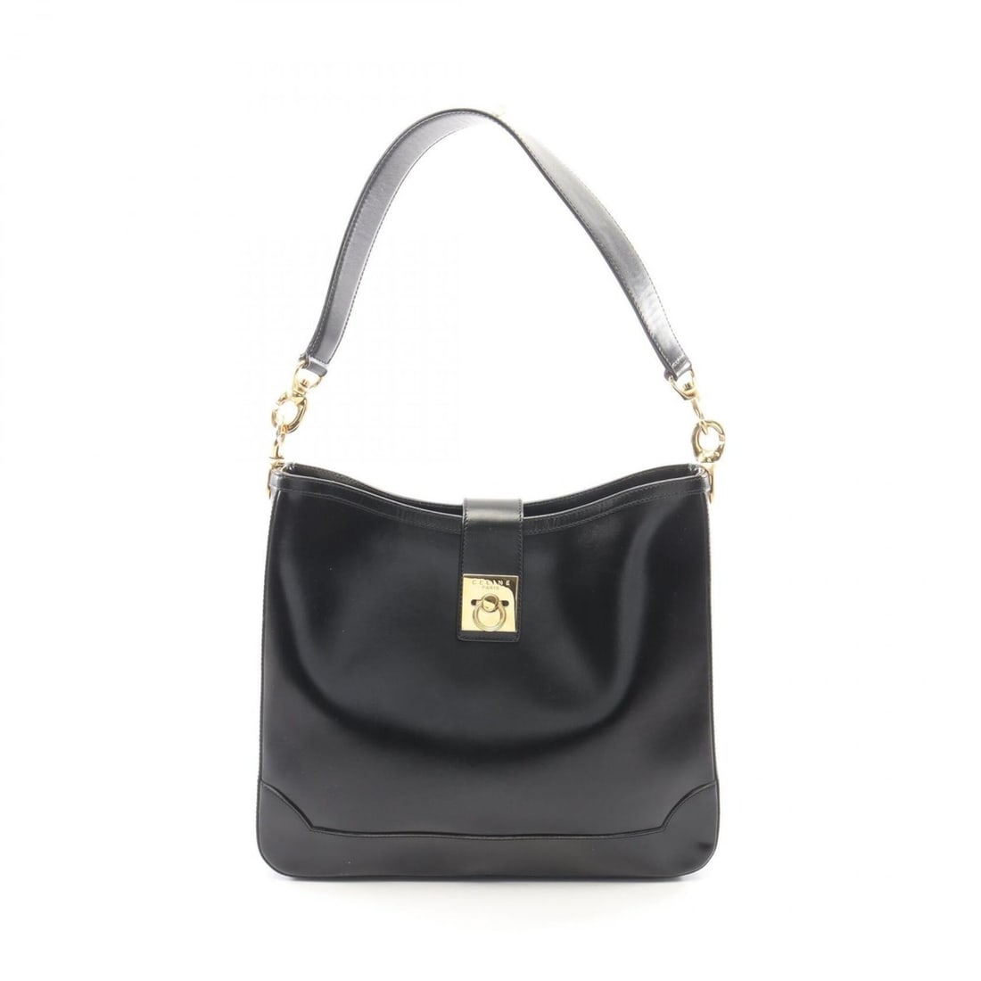Celine CELINE Shoulder Bag Handbag Leather Women's Black