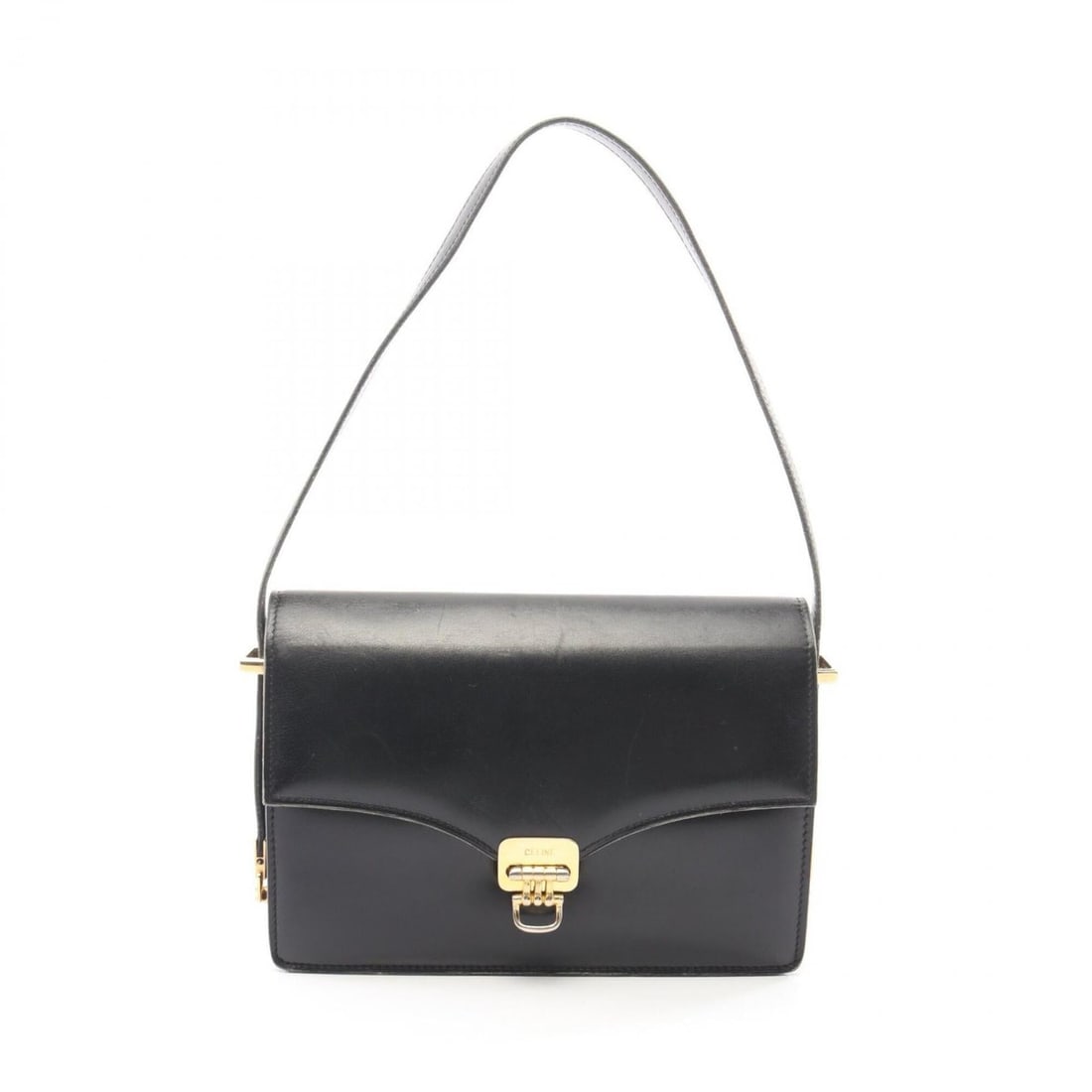 Celine CELINE Shoulder Bag Handbag Leather Women's Black: --- Catalog ---Category: SizeSize (HxWxD): 18cm x 24cm x 3cm / 7.08'' x 9.44'' x 1.18''Category: DesignType: Handbag, Shoulder bagColor: BlackGender: WomenMaterial: Leather Category: GeneralBrand: Cel