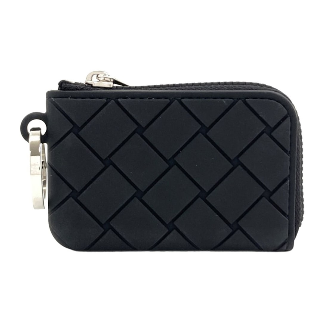 Bottega Veneta Intrecciato Coin Case, Rubber, Women's.