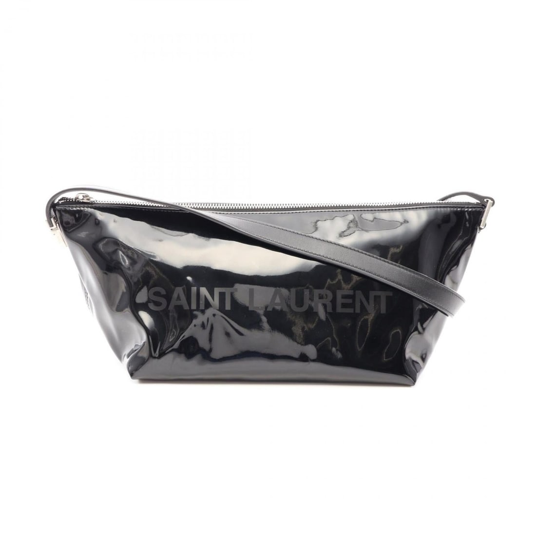 Yves Saint Laurent Saint Laurent Paris shoulder bag/handbag, enamel, women's, black.: --- Catalog ---Category: SizeSize (HxWxD): 16cm x 24cm x 14cm / 6.29'' x 9.44'' x 5.51''Category: DesignType: Handbag, Shoulder bagColor: BlackGender: WomenMaterial: Leather Leather/Fur Type: Enamel L