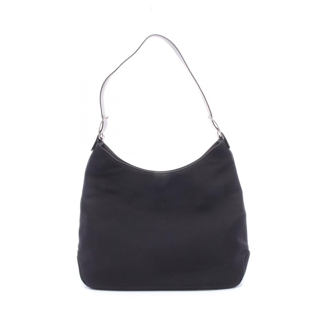 Salvatore Ferragamo Vara Shoulder Bag/Handbag, Canvas and Leather, Women's, Black, Item No. 21 8194
