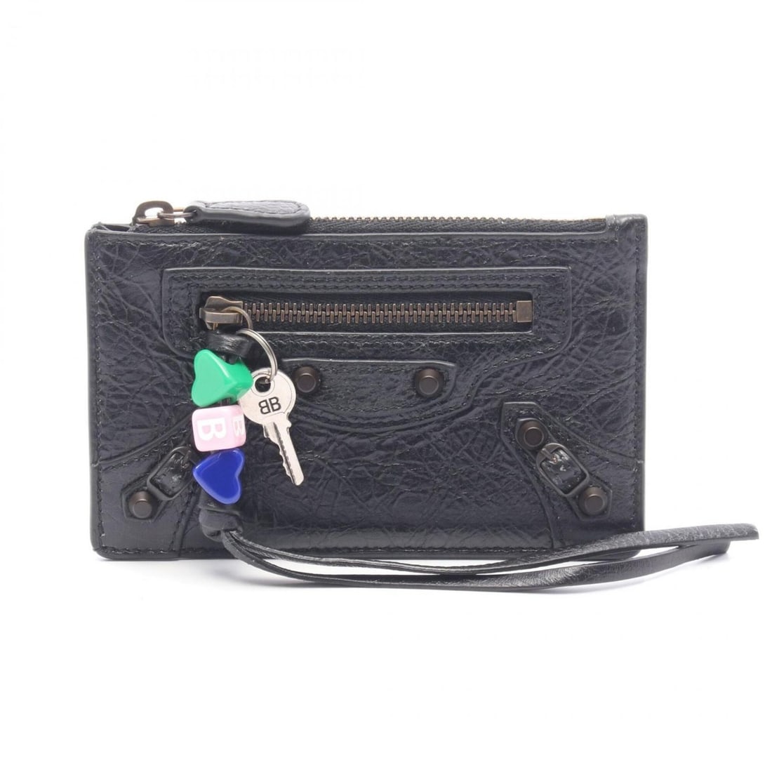 Balenciaga Le City Long Business Card Holder/Card Case, Lambskin Leather, Women's, Black, 810607: --- Catalog ---Category: DesignType: Business card caseColor: BlackGender: WomenMaterial: Leather Leather/Fur Type: LambskinCategory: GeneralMPN: 810607Brand: BalenciagaCategory: Physical PropertiesSi