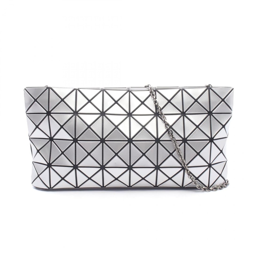 BAO ISSEY MIYAKE Platinum Shoulder Bag/Handbag, Coated Canvas, Women's, Silver Tone: --- Catalog ---Category: SizeSize (HxWxD): 16cm x 30.5cm x 3.5cm / 6.29'' x 12'' x 1.37''Category: DesignType: Handbag, Shoulder bagColor: SilverGender: WomenMaterial: Coated canvas Category: GeneralB