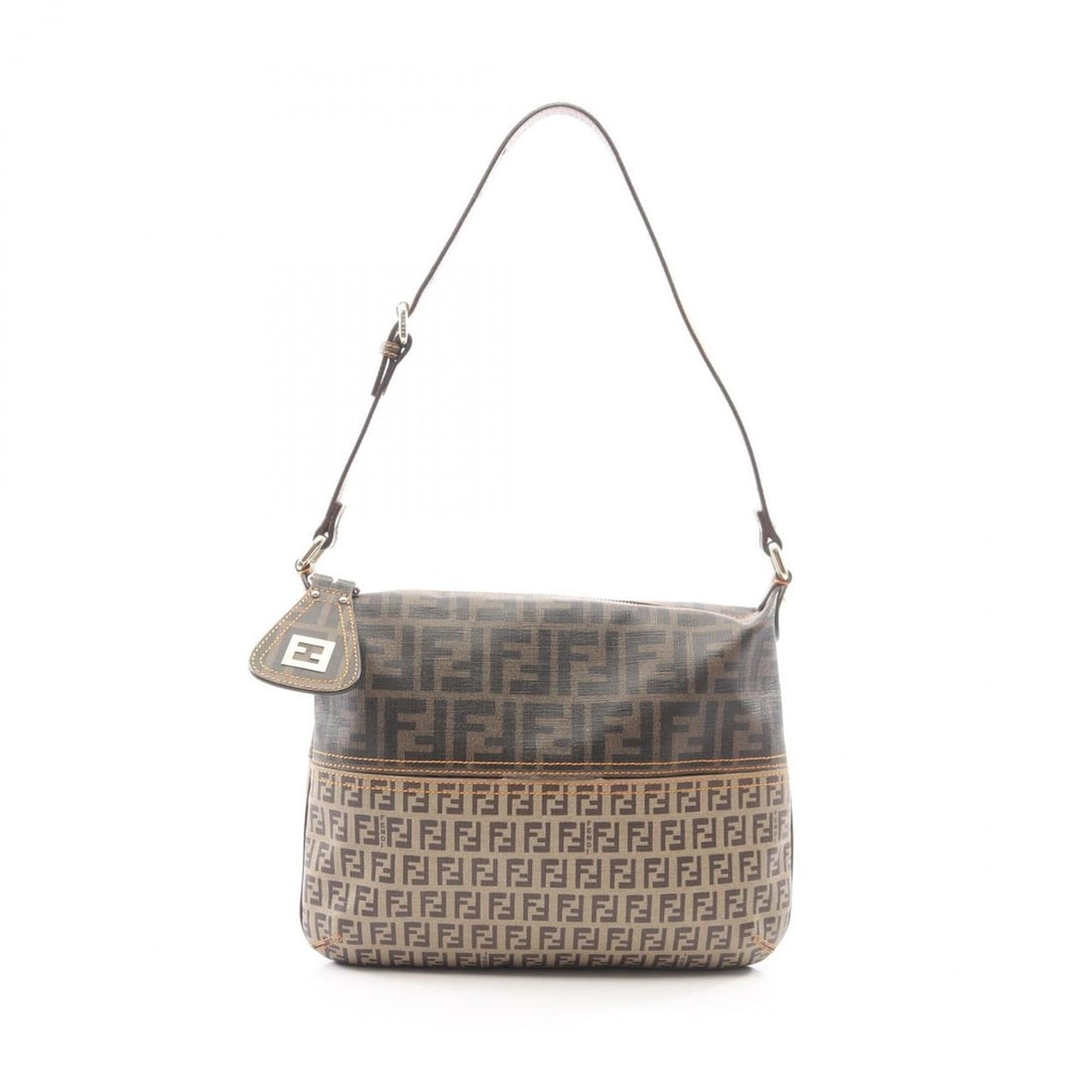 Fendi Zucca Zucchino Shoulder Bag/Handbag, Coated Canvas and Leather, Women's, Brown, Beige, Black: --- Catalog ---Category: SizeSize (HxWxD): 23cm x 29cm x 6cm / 9.05'' x 11.41'' x 2.36''Category: DesignType: Handbag, Shoulder bagColor: Beige, Black, BrownGender: WomenMaterial: Canvas , Leather Cat