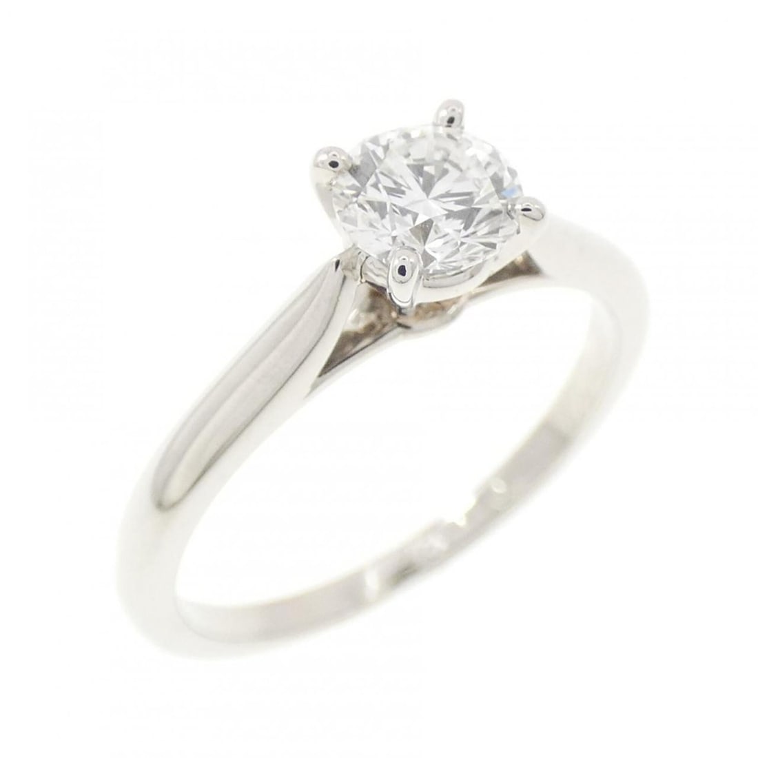 Cartier 1895 Ring, 0.40ct, F VVS2: --- Catalog ---Category: SizeUS Size: 4.5Brand Size: 48Category: DesignType: Band ringGender: WomenMaterial: Platinum 950Category: GeneralBrand: Cartier--- Item List ---Section: ConditionRanking: