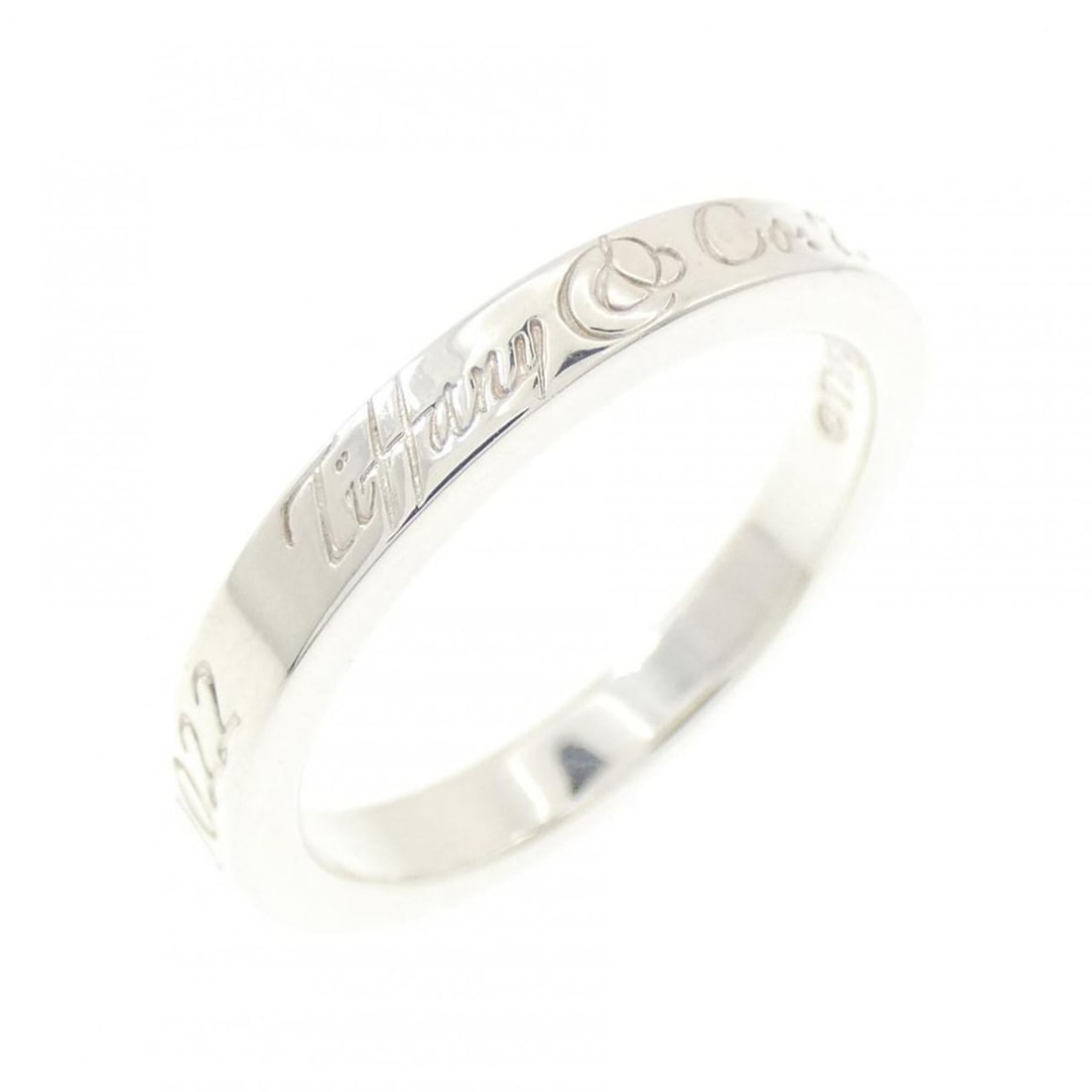 Tiffany Notes Narrow Ring: --- Catalog ---Category: SizeJP Size: 9US Size: 5Category: DesignType: Band ringGender: WomenMaterial: Silver 925Category: GeneralBrand: Tiffany--- Item List ---Section: ConditionRanking: Rank SA