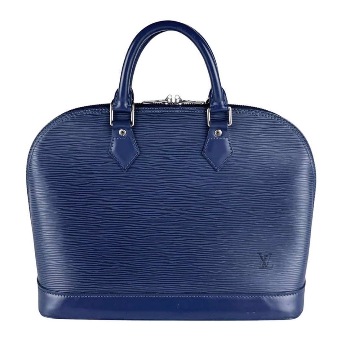 Louis Vuitton LOUIS VUITTON Alma Epi Leather Handbag, Myrtille, Women's, M52145 z10607