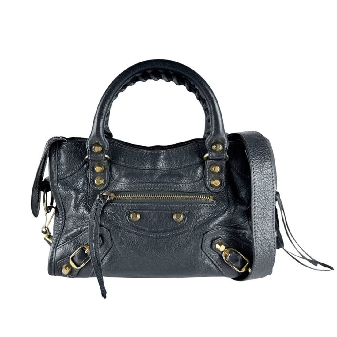 Balenciaga BALENCIAGA Handbag Shoulder Bag Classic Mini City Leather Grey Women's 300295 z10609: --- Catalog ---Category: SizeSize (HxWxD): 14cm x 24cm x 7cm / 5.51'' x 9.44'' x 2.75''Category: DesignType: Handbag, Shoulder bagColor: GrayGender: WomenMaterial: Leather Category: GeneralMPN: 300295