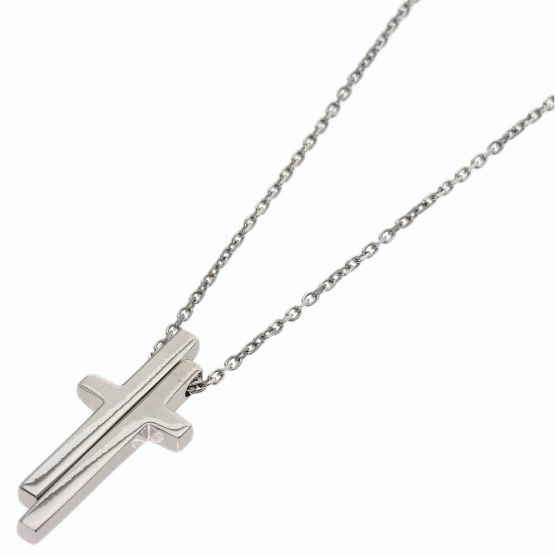 Gucci Separate Cross Necklace 18K White Gold Women's GUCCI: --- Catalog ---Category: SizePendant Size: 29mm x 12.2mm / 1.14'' x 0.48''Neck Circumference: 49 cm / 19.29''Category: DesignGender: WomenMaterial: White gold (18K)Necklace Type: NecklaceCategory: Gen
