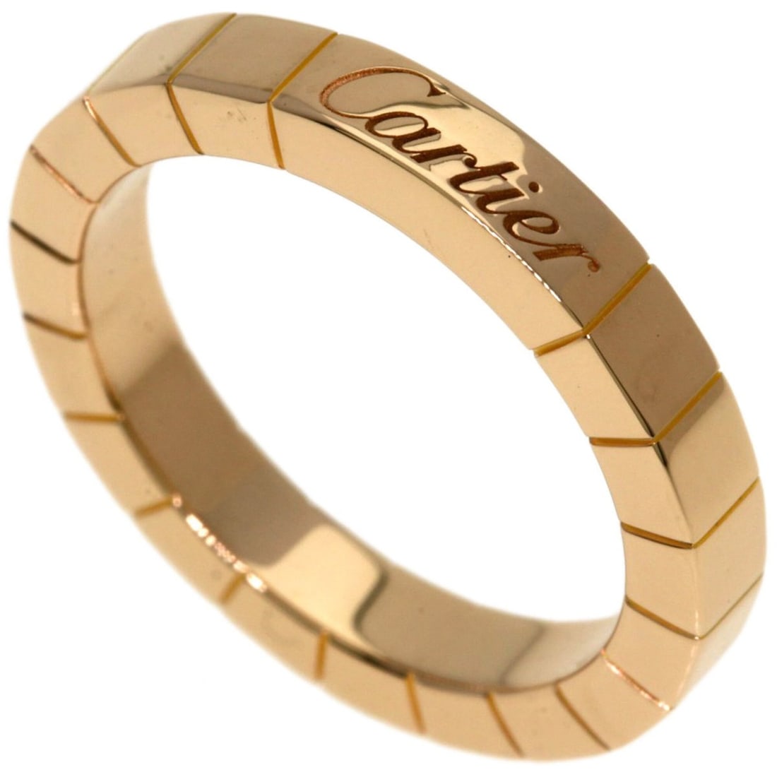 Cartier Lanieres #49 Ring, 18K Pink Gold, Women's, CARTIER