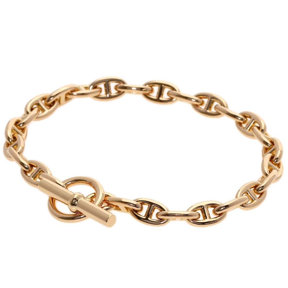 Hermes Chaine d'Ancre TPM 26-link bracelet, 18K pink gold, women's.: --- Catalog ---Category: SizeLength: 16cm / 6.29''Category: DesignType: Charm braceletGender: WomenMaterial: Pink gold (18K)Category: GeneralBrand: Hermes--- Item List ---Section: ConditionRanking: Ra