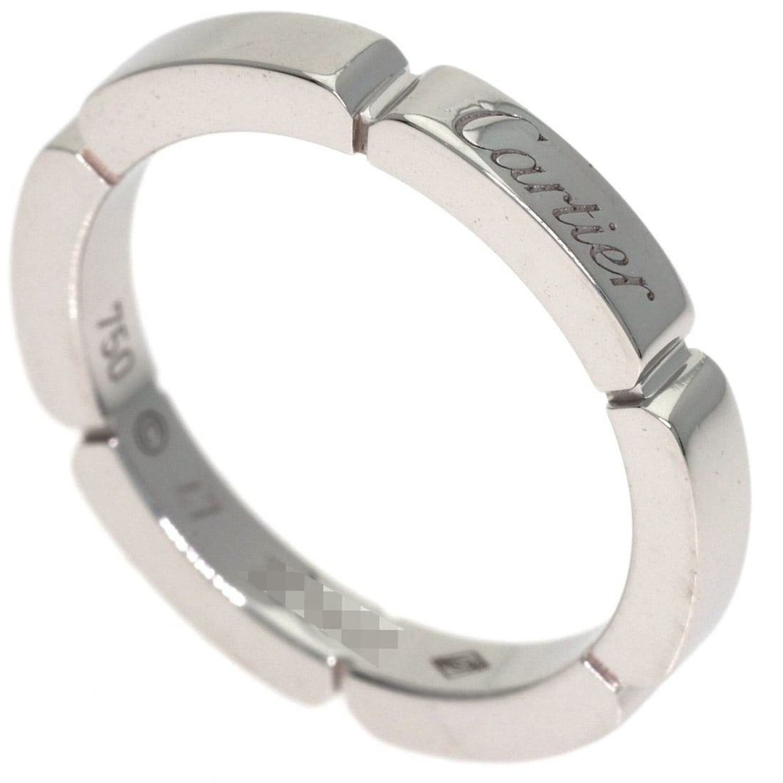 Cartier Maillon Panthère #47 Ring, 18K White Gold, Women's, CARTIER