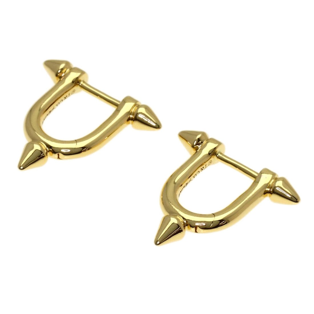 Tiffany & Co. Titan Small Earrings, 18K Yellow Gold, Women's.
