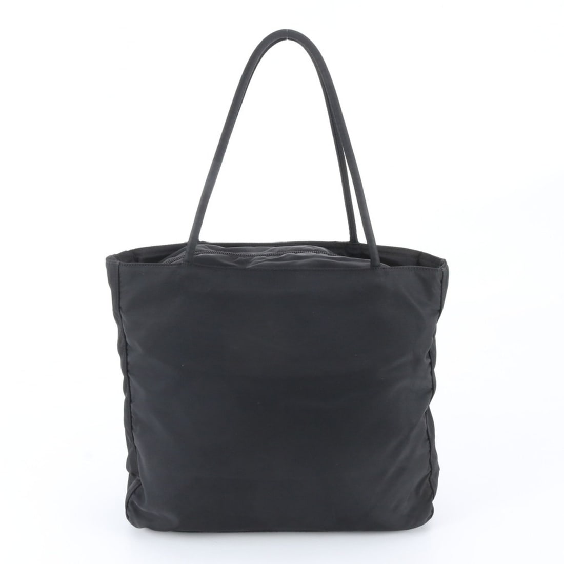 Prada Tessuto Nylon Triangle Logo Tote Bag Shoulder Handbag Black Women's: --- Catalog ---Category: SizeSize (HxWxD): 26cm x 27cm x 9cm / 10.23'' x 10.62'' x 3.54''Category: DesignType: Handbag, Shoulder bag, Tote bagColor: BlackGender: WomenCategory: GeneralBrand: PradaCoun