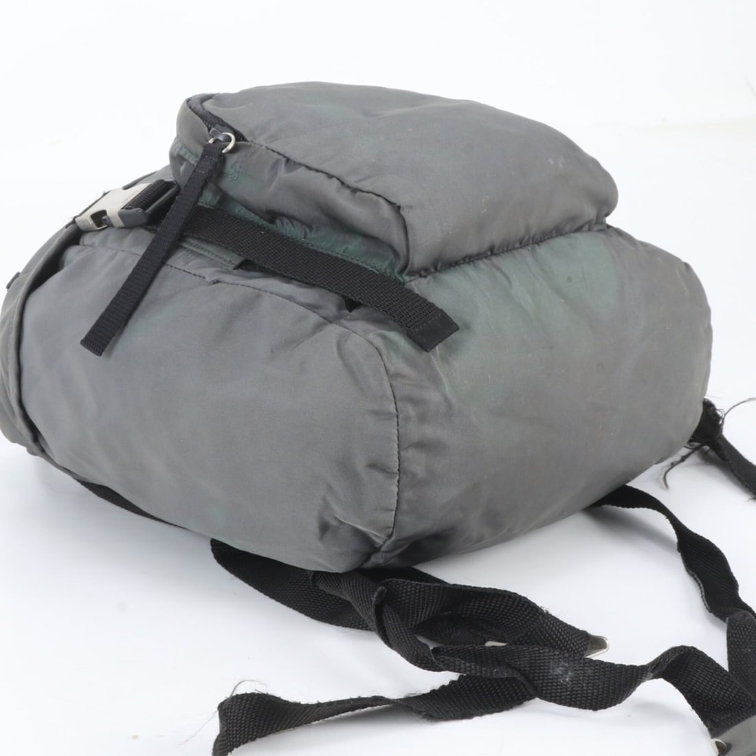 Prada Tessuto Nylon Triangle Logo Backpack (Men's) - 5