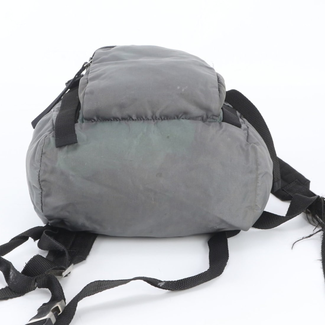 Prada Tessuto Nylon Triangle Logo Backpack (Men's) - 6