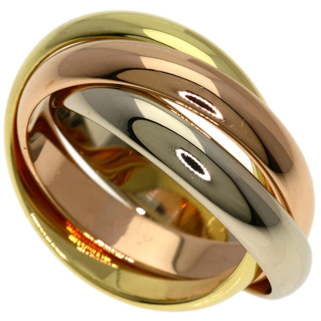 Cartier Trinity #47 Ring - 18K Yellow Gold/18K White Pink Gold Women's CARTIER