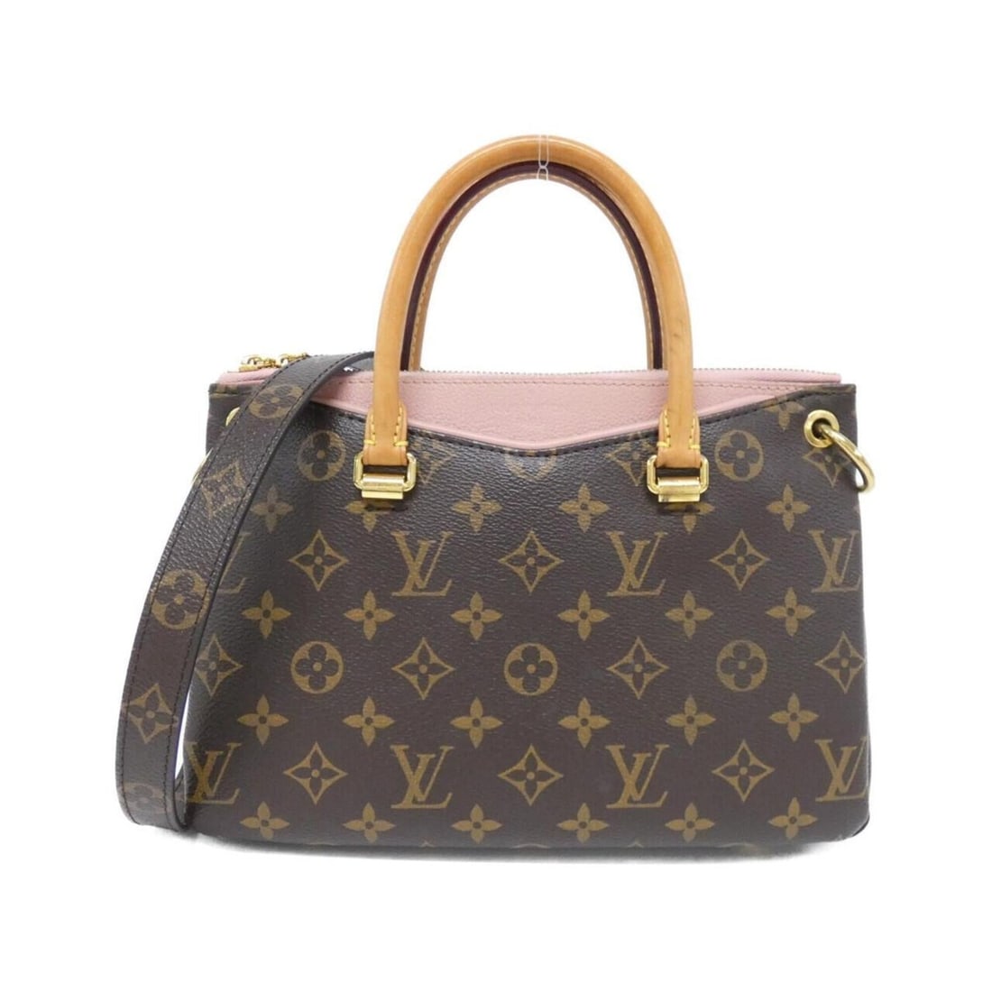 Louis Vuitton Monogram Pallas BB M40464 Handbag: --- Catalog ---Category: SizeSize (HxWxD): 18cm x 27cm x 8cm / 7.08'' x 10.62'' x 3.14''Category: DesignType: HandbagColor: BrownGender: WomenMaterial: Coated canvas Category: GeneralMPN: M40464Brand:
