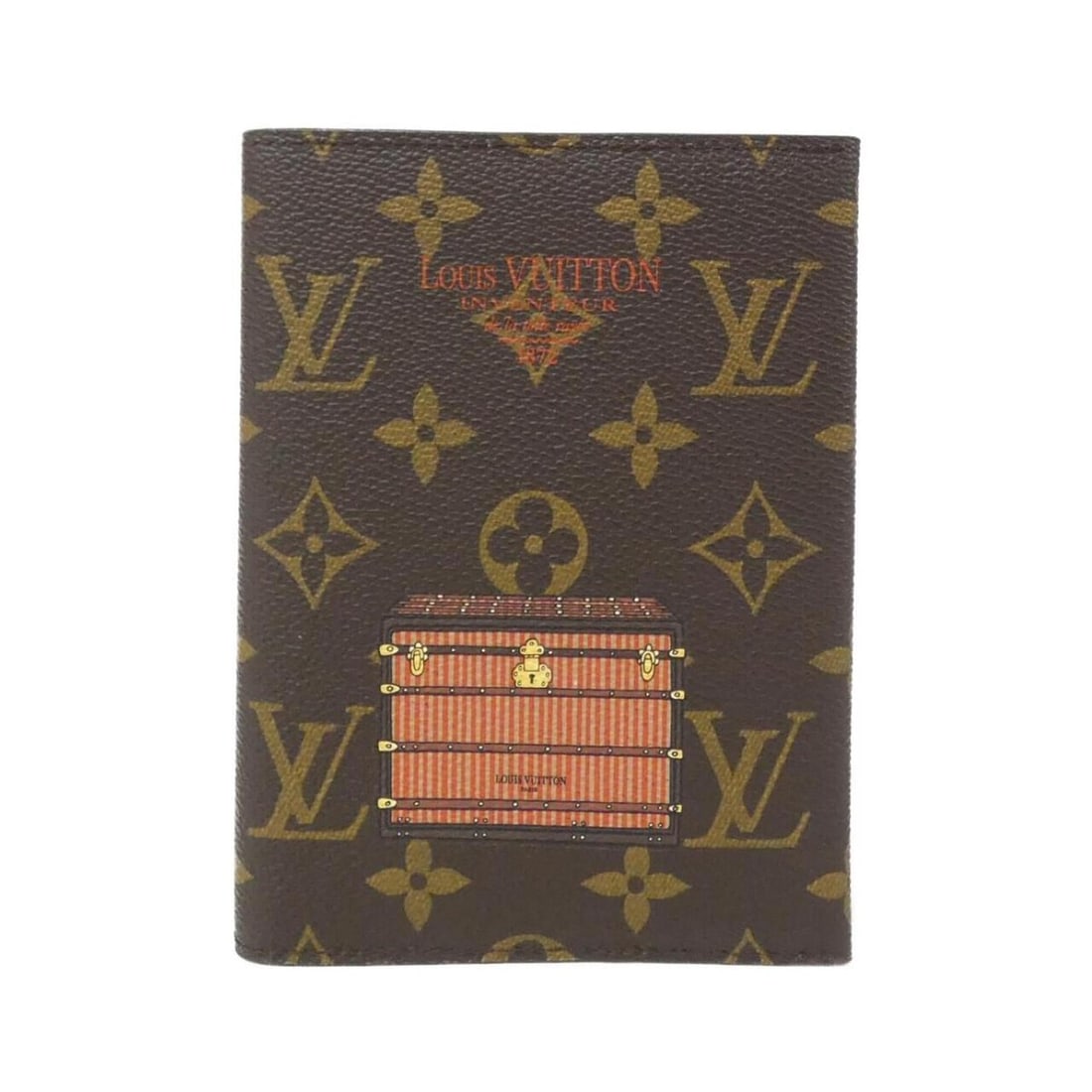 Louis Vuitton Monogram (Trunks and Lock) Couverture Passeport Organizer