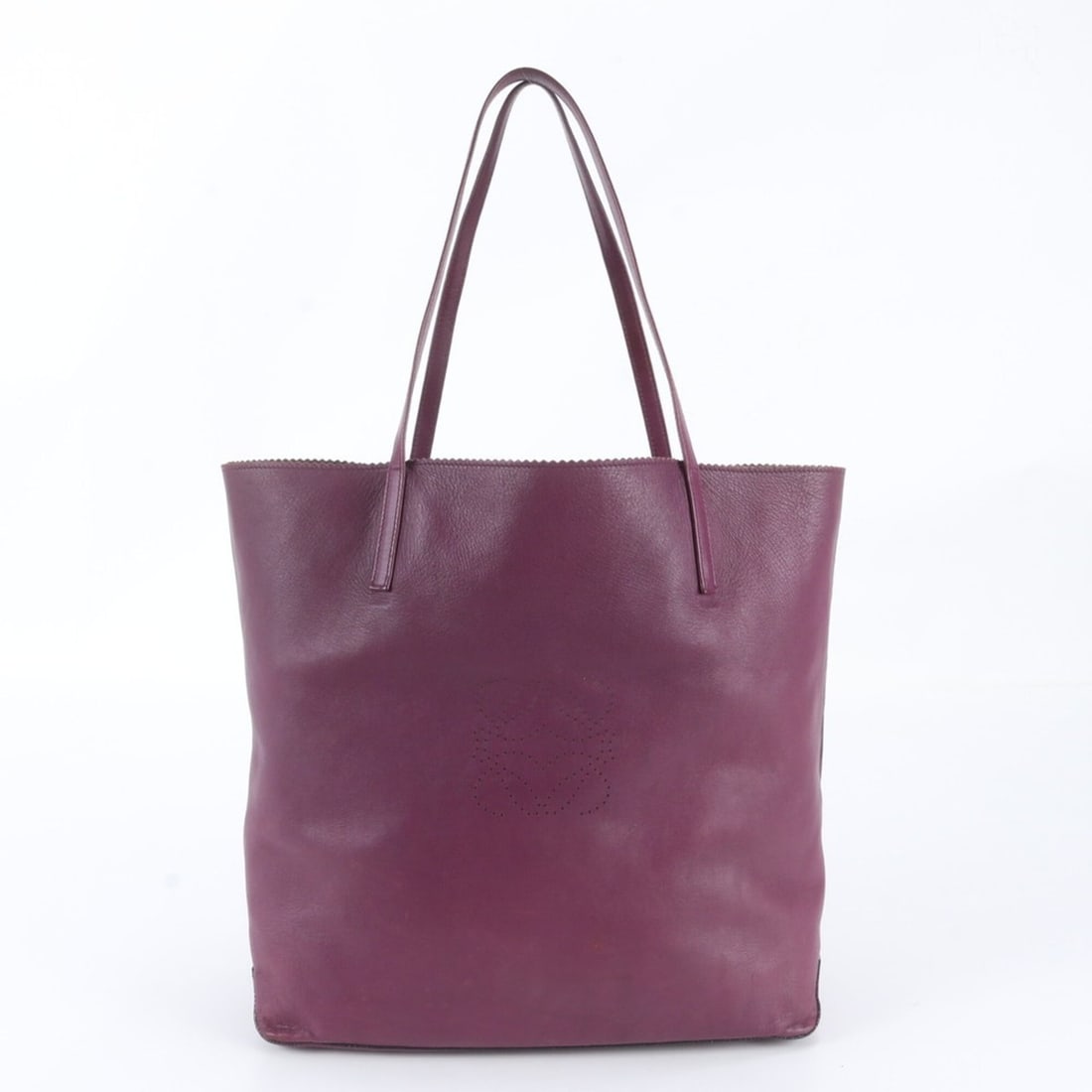 Loewe Anagram Leather Tote Bag Shoulder Handbag for Women