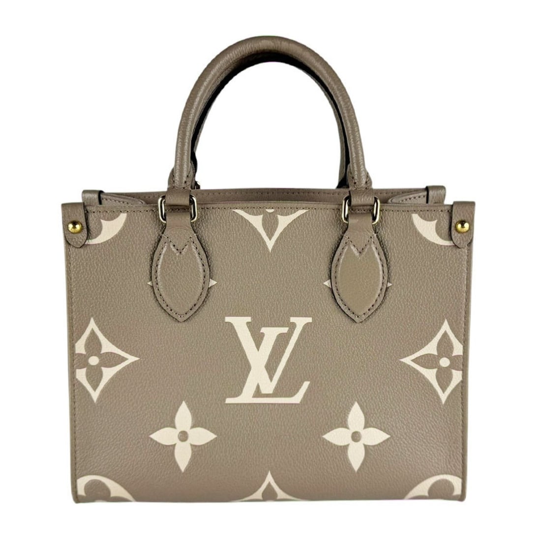 Louis Vuitton LOUIS VUITTON Handbag Monogram Empreinte OnTheGo PM Tourtrell Cream Women's M45779: --- Catalog ---Category: SizeSize (HxWxD): 18cm x 25cm x 10cm / 7.08'' x 9.84'' x 3.93''Category: DesignType: HandbagColor: TourterelleGender: WomenMaterial: Monogram Empreinte Category: GeneralMPN: