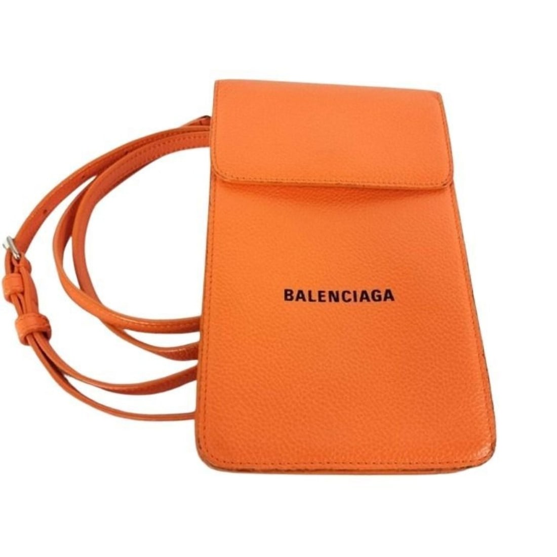 BALENCIAGA Phone Shoulder Bag Cash Crossbody Card Holder 640536 Orange Leather Women's: --- Catalog ---Category: SizeSize (HxWxD): 18cm x 11cm x 1cm / 7.08'' x 4.33'' x 0.39''Category: DesignType: Shoulder bagColor: OrangeGender: WomenMaterial: Leather Category: GeneralMPN: 640536Brand: 