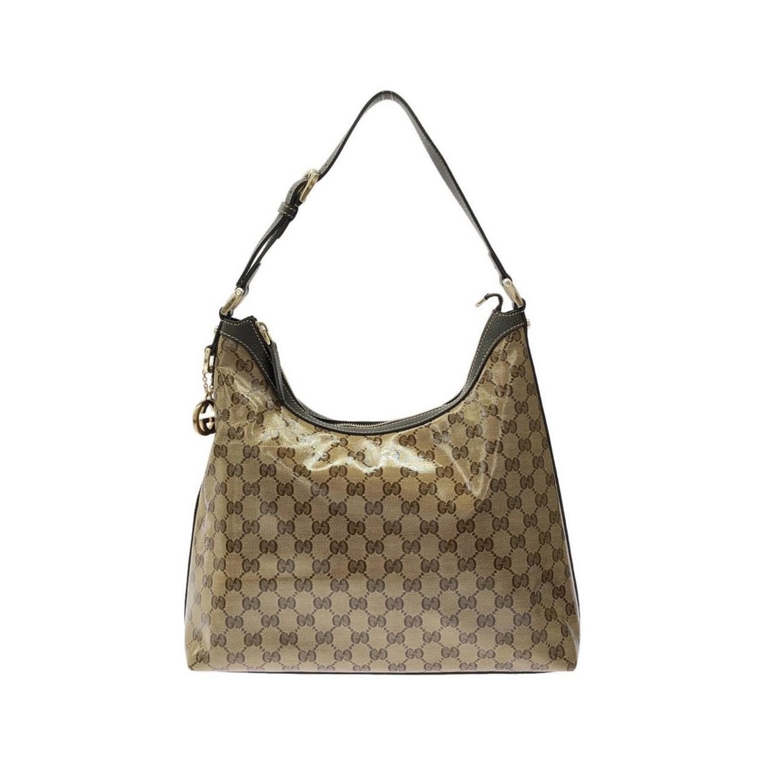 Gucci 339553 Shoulder Bag: --- Catalog ---Category: SizeSize (HxWxD): 32cm x 34cm x 8cm / 12.59'' x 13.38'' x 3.14''Category: DesignType: Shoulder bagColor: Beige, Dark brownGender: Women,MenMaterial: GG Crystal Category: Gener