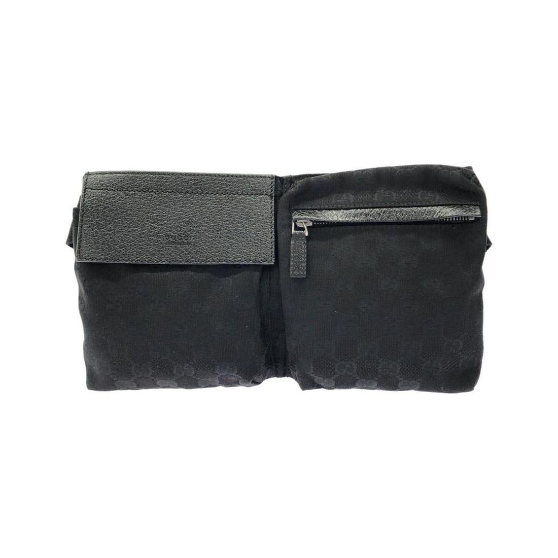 Gucci 28566 Waist Bag: --- Catalog ---Category: SizeSize (HxWxD): 17.5cm x 30.5cm x 2cm / 6.88'' x 12'' x 0.78''Category: DesignType: Fanny packColor: BlackGender: Women,MenMaterial: GG canvas Category: GeneralBrand: Gucci-