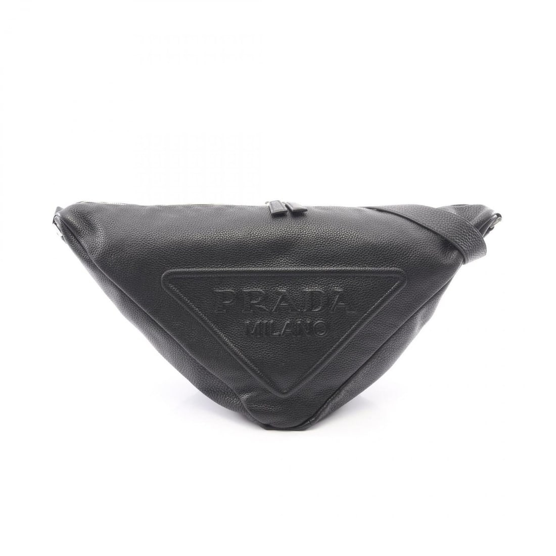 Prada VIT DAINO Triangle Shoulder Bag/Handbag, Leather, Men's, Black: --- Catalog ---Category: SizeSize (HxWxD): 30cm x 56cm x 20cm / 11.81'' x 22.04'' x 7.87''Category: DesignType: Handbag, Shoulder bagColor: BlackGender: MenMaterial: Leather Category: GeneralBrand: Pr