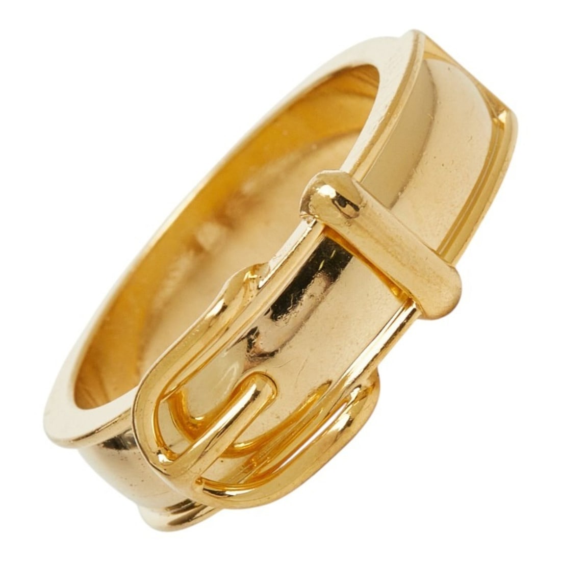 Hermes Belt Motif Scarf Ring, Gold Plated, Women's: --- Catalog ---Category: DesignType: Scarf ringColor: GoldGender: WomenCategory: GeneralBrand: Hermes--- Item List ---Section: ConditionRanking: Rank AB Used - Traces of usage, scratches / dirt can be