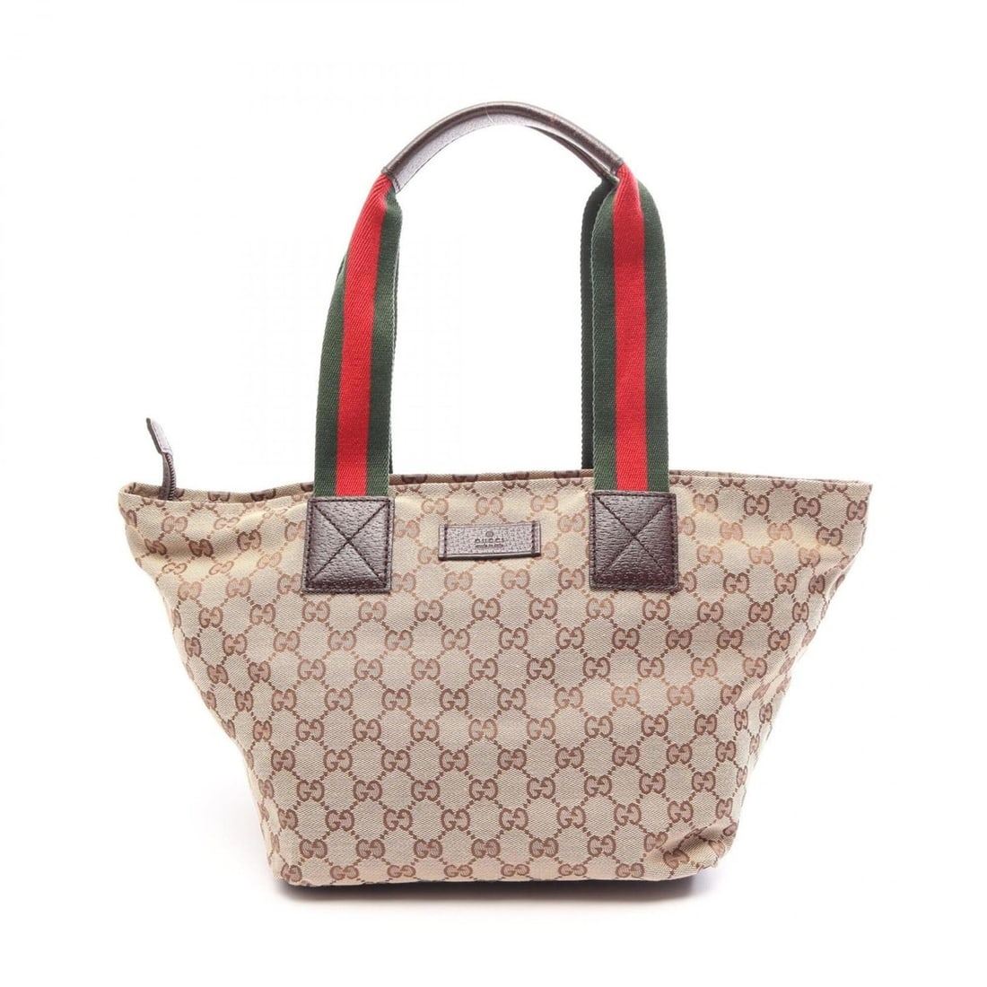 Gucci GG Canvas Sherry Line Tote Bag Handbag Leather Women's Beige Multicolor 131230: --- Catalog ---Category: SizeSize (HxWxD): 23.5cm x 24cm x 20cm / 9.25'' x 9.44'' x 7.87''Category: DesignType: Handbag, Tote bagColor: Beige, Multi-colorGender: WomenMaterial: Leather , Canvas Catego