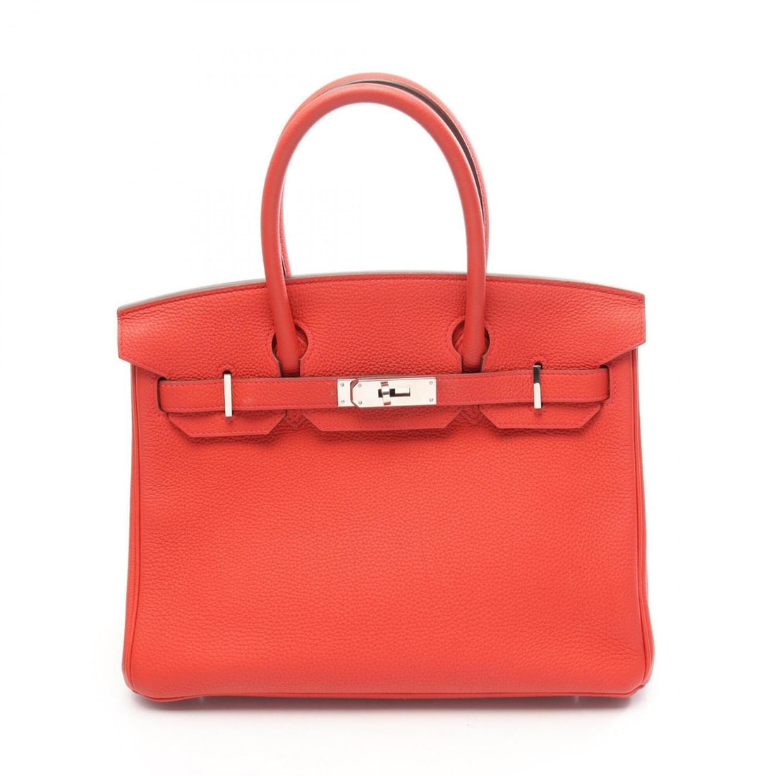 Hermes Birkin 30 Handbag, Leather, Togo Women's, Red, 030520CK: --- Catalog ---Category: SizeSize (HxWxD): 24cm x 30cm x 15cm / 9.44'' x 11.81'' x 5.9''Category: DesignType: HandbagColor: Red colorGender: WomenMaterial: Togo leather Category: GeneralMPN: 030520CKB