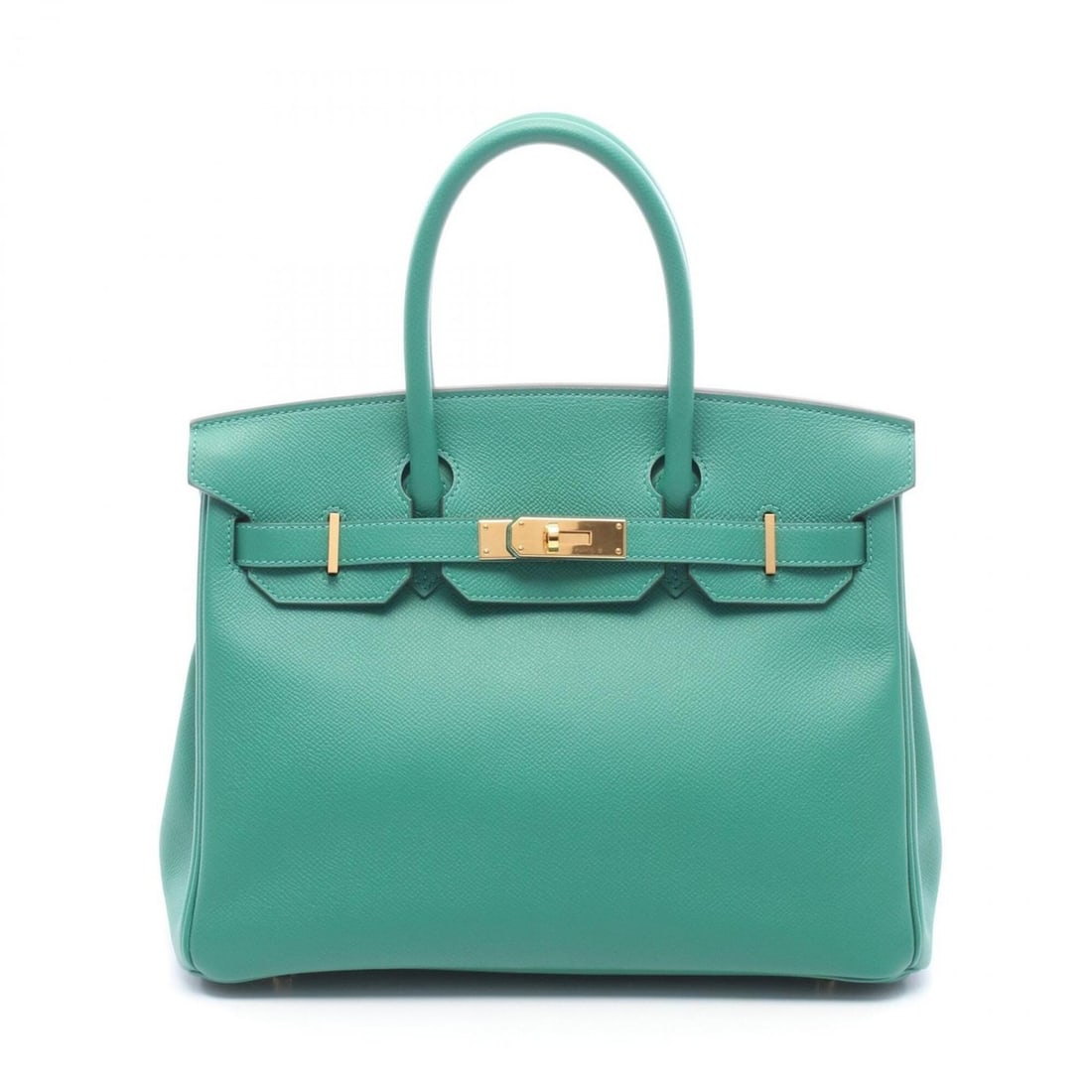 Hermes Birkin 30 Handbag, Leather, Veau Epsom, Women's, Green: --- Catalog ---Category: SizeSize (HxWxD): 24cm x 30cm x 15cm / 9.44'' x 11.81'' x 5.9''Category: DesignType: HandbagColor: GreenGender: WomenMaterial: Epsom leather Category: GeneralBrand: Hermes--- 