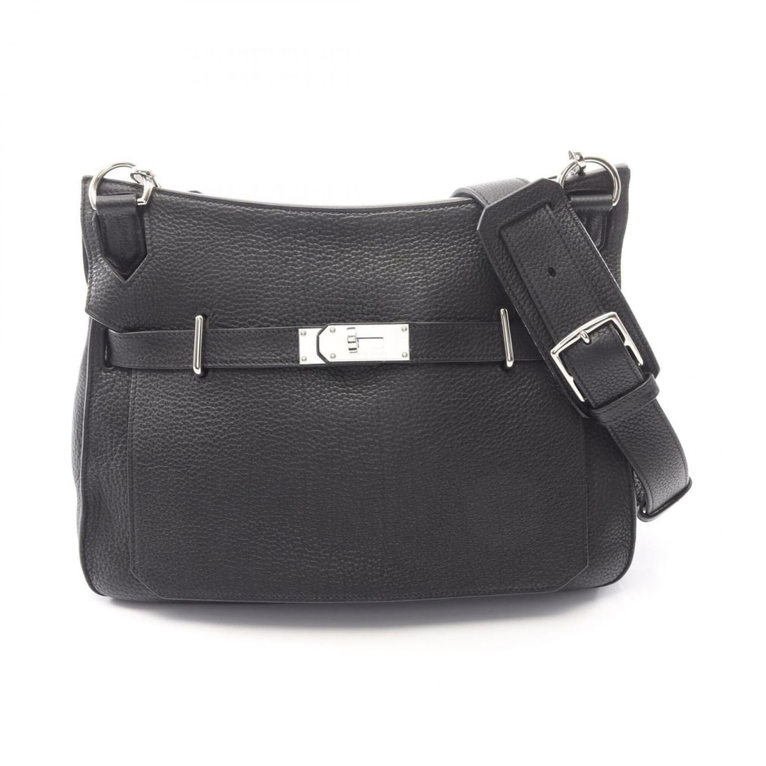 Hermes Jypsiere 34 Shoulder Bag/Handbag, Leather, Taurillon Clemence, Women's, Black: --- Catalog ---Category: SizeSize (HxWxD): 27cm x 33.5cm x 14cm / 10.62'' x 13.18'' x 5.51''Category: DesignType: Handbag, Shoulder bagColor: BlackGender: WomenMaterial: Taurillon clemence leather Cat