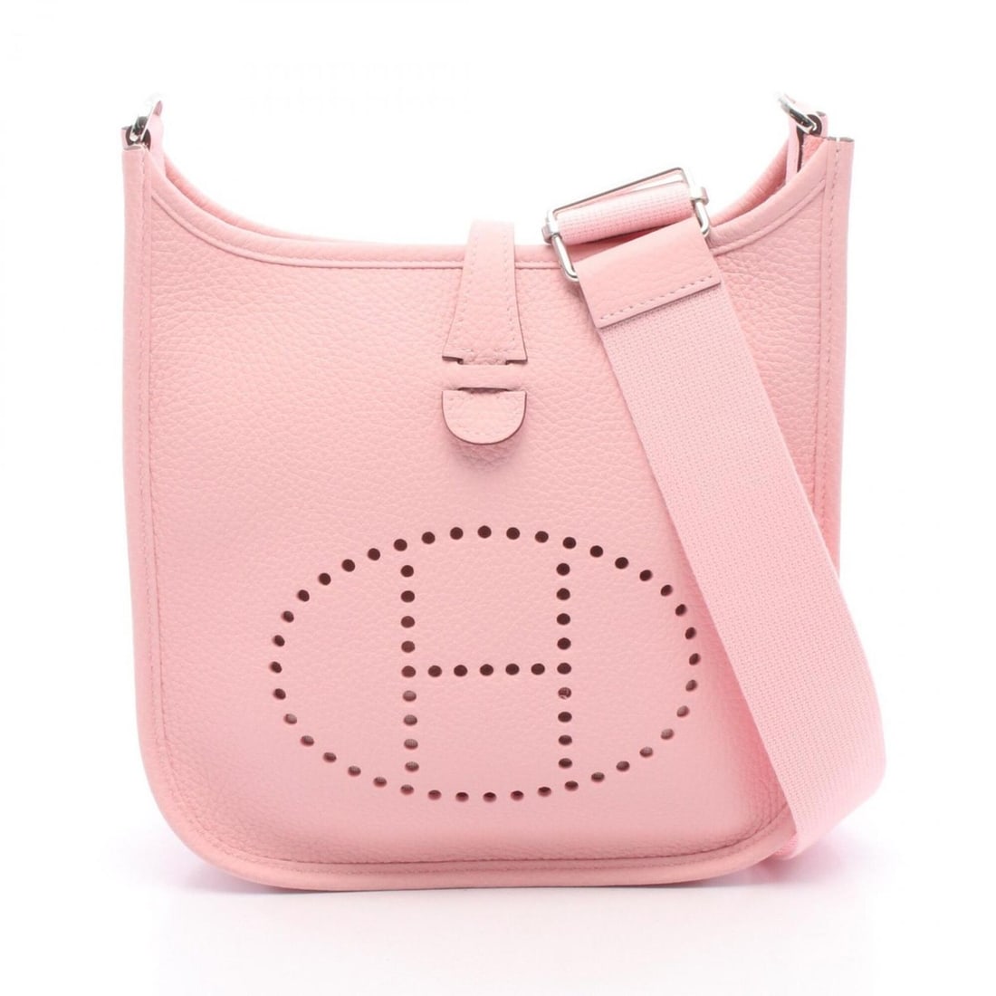 Hermes Evelyne 23 Shoulder Bag/Handbag, Leather, Taurillon Clemence Women's, Pink: --- Catalog ---Category: SizeSize (HxWxD): 22cm x 23cm x 5.5cm / 8.66'' x 9.05'' x 2.16''Category: DesignType: Handbag, Shoulder bagColor: PinkGender: WomenMaterial: Taurillon clemence leather Categor