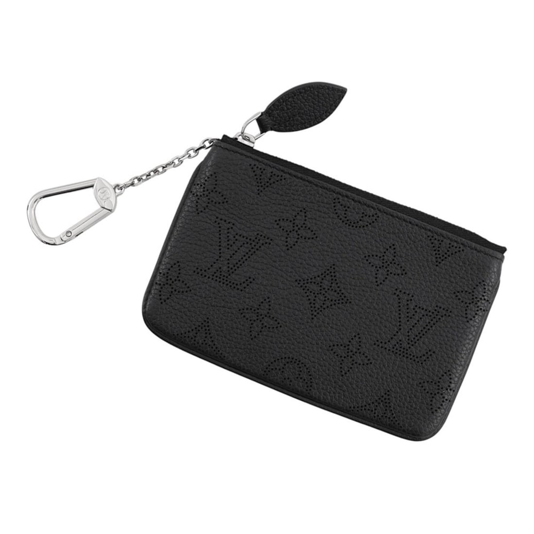 Louis Vuitton Monogram Mahina Pochette Clé M69532 Wallet/Coin Case, Black. coin purse, wallet.: --- Catalog ---Category: SizeSize (HxWxD): 9cm x 14cm / 3.54'' x 5.51''Category: DesignType: Coin purse/coin caseColor: Black, NoirGender: WomenClosure: ZipperMaterial: Mahina leather Category: Genera